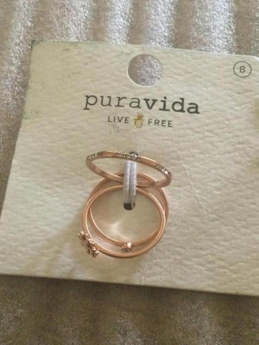 Pura Vida Daisy Pickin Ring Stack